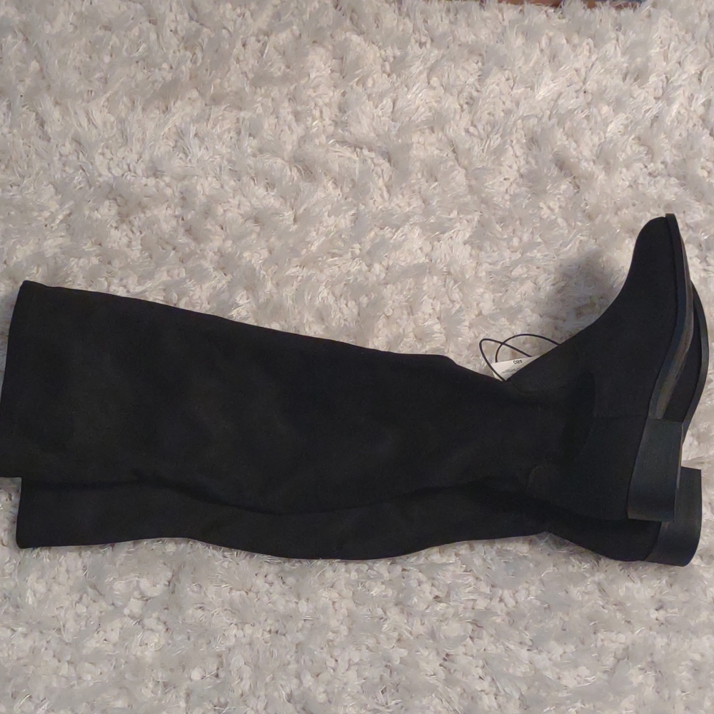 Black Knee High Boot